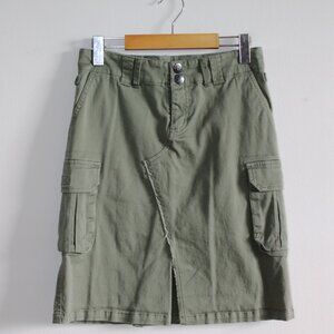 90s - y2k Vintage Nevada (Wal-Mart) Cargo Midi Skirt 28"